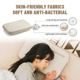 NNEOBA Memory Foam Comfort Square Pillow for Camping & Travel