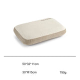 NNEOBA Memory Foam Comfort Square Pillow for Camping & Travel
