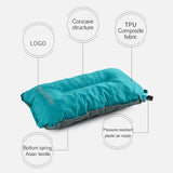 NNEOBA Self-Inflating Travel Pillow Compact Ultralight Camping Pillow