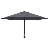 NNEVL Wall-mounted Garden Parasol with LEDs Anthracite 248 cm