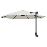 NNEVL Cantilever Umbrella Sand Polyester, Aluminium Large Collapsible
