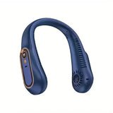 NNEOBA Neck Bladeless Fan – Mini Portable - Blue