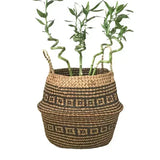 NNEOBA Foldable Handmade Rattan Woven Storage Basket