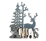 NNEOBA Wooden Reindeer Christmas Ornaments for Home Decor(60pcs )