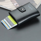 NNEOBA Wallet RFID Blocking PU Leather Card Holder
