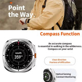 NNEOBA Watch 7 Ultra Smartwatch for Men & Women (Silver)
