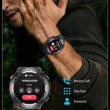 NNEOBA Men's Smart Fitness Watch Bluetooth Call (Black)