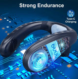 NNEOBA Portable Neck Air Conditioner Bladeless Cooling Fan