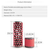 NNETM Roller Yoga Foam Massage Fitness (Red)