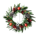 NNEOBA Artificial Christmas Wreath Door Hanging Decor