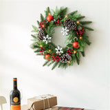 NNEOBA Artificial Christmas Wreath Door Hanging Decor