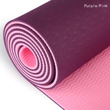 NNEOBA Non-Slip TPE Yoga Mat 6mm for Women & Kids