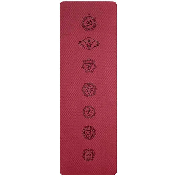 NNEOBA Non-Slip TPE Yoga Mat 6mm for Fitness & Pilates