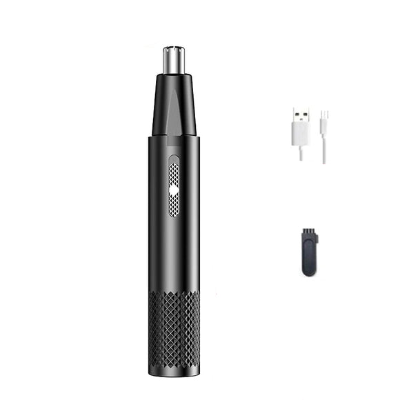 NNEOBA USB Rechargeable Mini Nose Hair Trimmer Portable & Precise Black