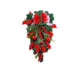 NNEOBA Christmas Wreath with Bell Pinecone