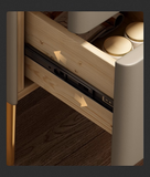 NNEOBA Smart Narrow Nightstand - Wireless Charging, Modern Design
