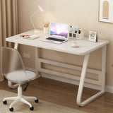 NNETB Compact White Computer Desk for Home & Office