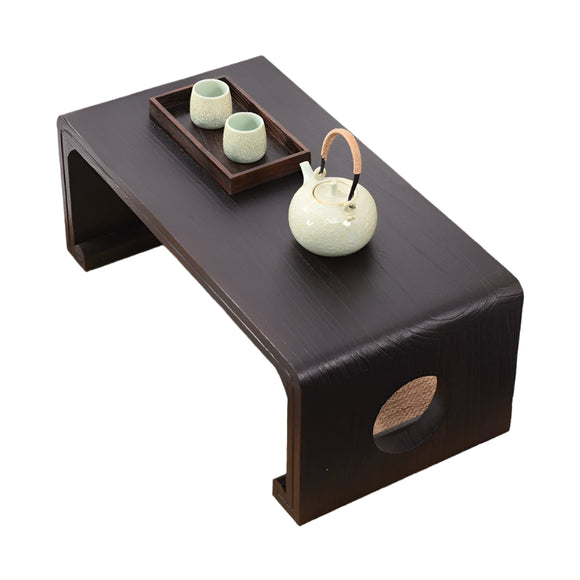 NNETB Solid Wood Tatami Window Coffee Table