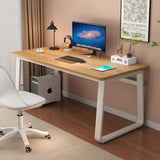 NNETB Solid Wood Study Desk Light Walnut