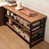 NNETB Kitchen Floor Rack Storage Workbench Cabinet