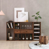 NNETB Cabinet Floor Bookshelf Organizer