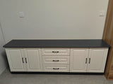 NNETB Solid Wood TV Cabinet Modern Light Luxury Design