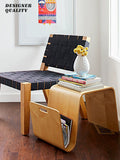 Nordic N-Shape Solid Wood Side Table Natural