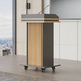 NNETB Podium Table Reception Speaking Desk Host Stand
