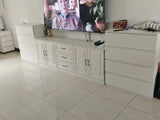 NNETB Solid Wood 5-Drawer Storage Cabinet for Bedroom