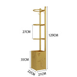 NNETB 3-Layer Sports Equipment Rack - Gold