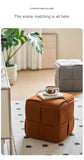 NNETB Corduroy Caramel Twist Stool
