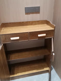 NNETB Modern Sideboard Cabinet with Drawer and Double Doors