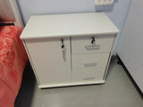 NNETB Lockable File Cabinet with Drawers and Door