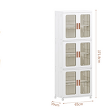 NNETB Foldable Plastic Storage Cabinet for Clothes & Toys
