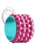 NNETB Yoga Wheel and Shoulder Roller – Deep Massage Pilates Circle, Rose Red