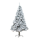 NNETB 2.4m (240 cm) Snow Flocked Christmas Tree