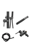 NNETB Outdoor Wall-Mounted Shower Column with Hot & Cold Water