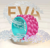 NNETB Yoga Wheel and Shoulder Roller – Deep Massage Pilates Circle, Rose Red