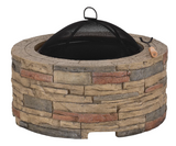 NNETB Outdoor Charcoal Grill Table with Heating Function