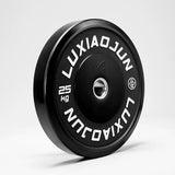 NNETB D Series Black Rubber Barbell Plates (150KG) - Weight Set