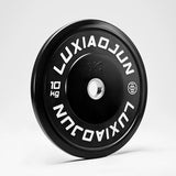 NNETB D Series Black Rubber Barbell Plates (150KG) - Weight Set