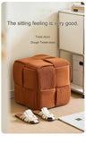 NNETB Corduroy Caramel Twist Stool