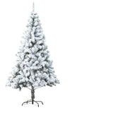 NNETB 2.4m (240 cm) Snow Flocked Christmas Tree