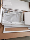 NNETB Compact White Computer Desk for Home & Office