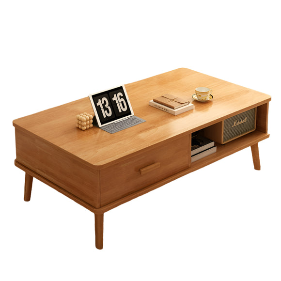 NNETB Two-Way Drawer Cedar Wood Coffee Table