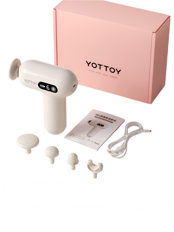 NNETB Portable Fascia Massage Gun - 6-Speed