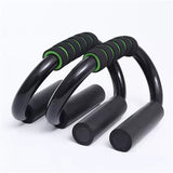 NNETB Black Push-Up Stand and Sports Skipping Rope Set