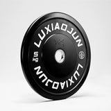 NNETB D Series Black Rubber Barbell Plates (150KG) - Weight Set