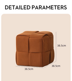 NNETB Corduroy Caramel Twist Stool