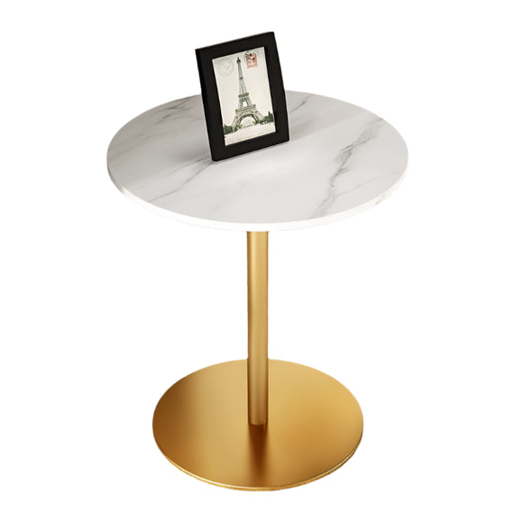 NNETB Nordic Metal Rock Side Table with Corner Frame